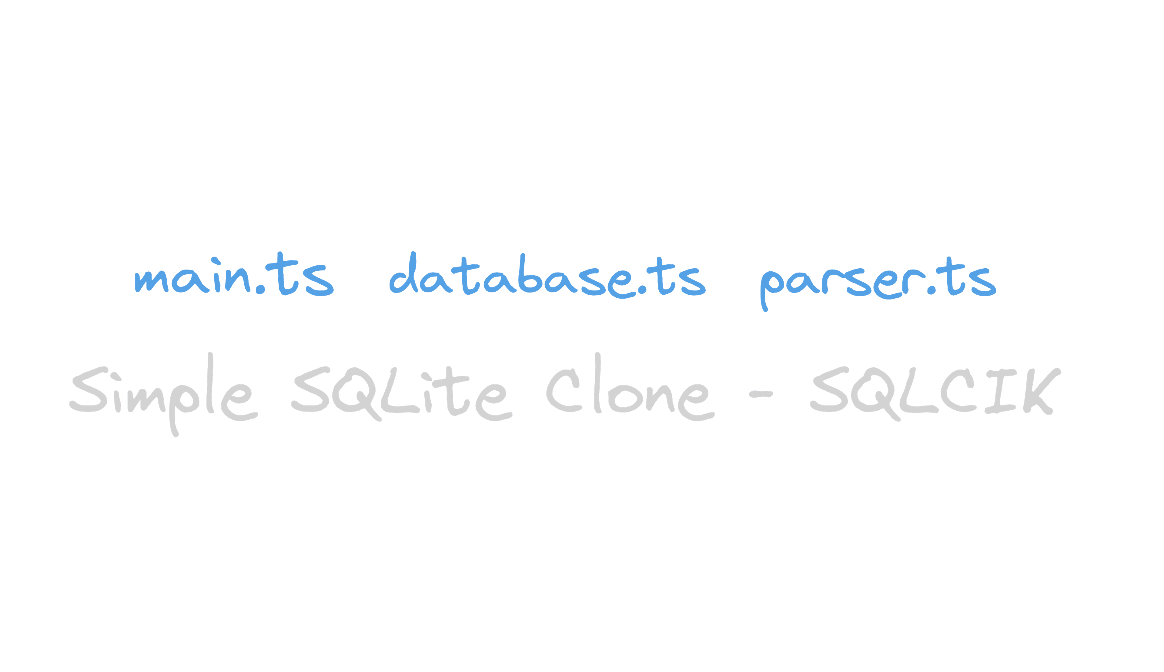 How to Build Your Own Small SQLite Clone - SQLcik