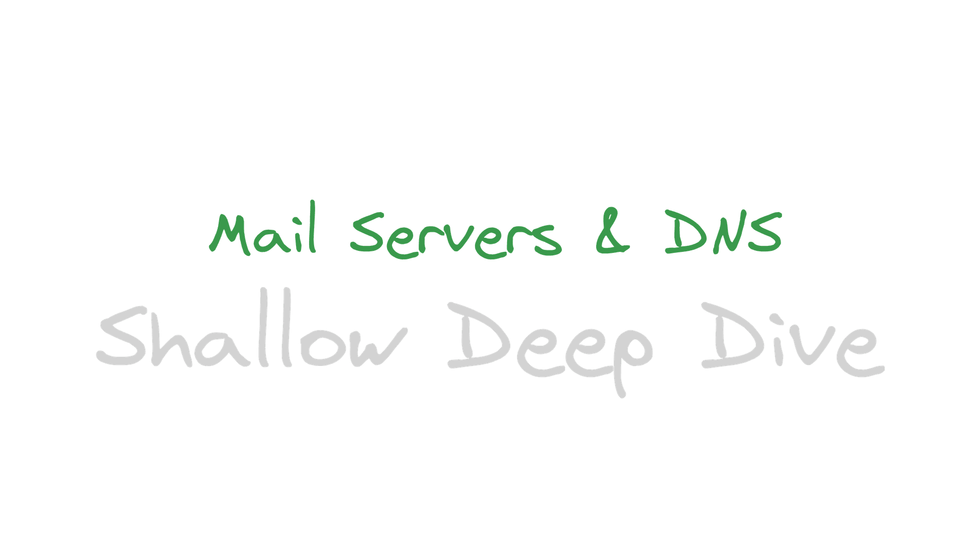 Email Servers and DNS Records Architecture