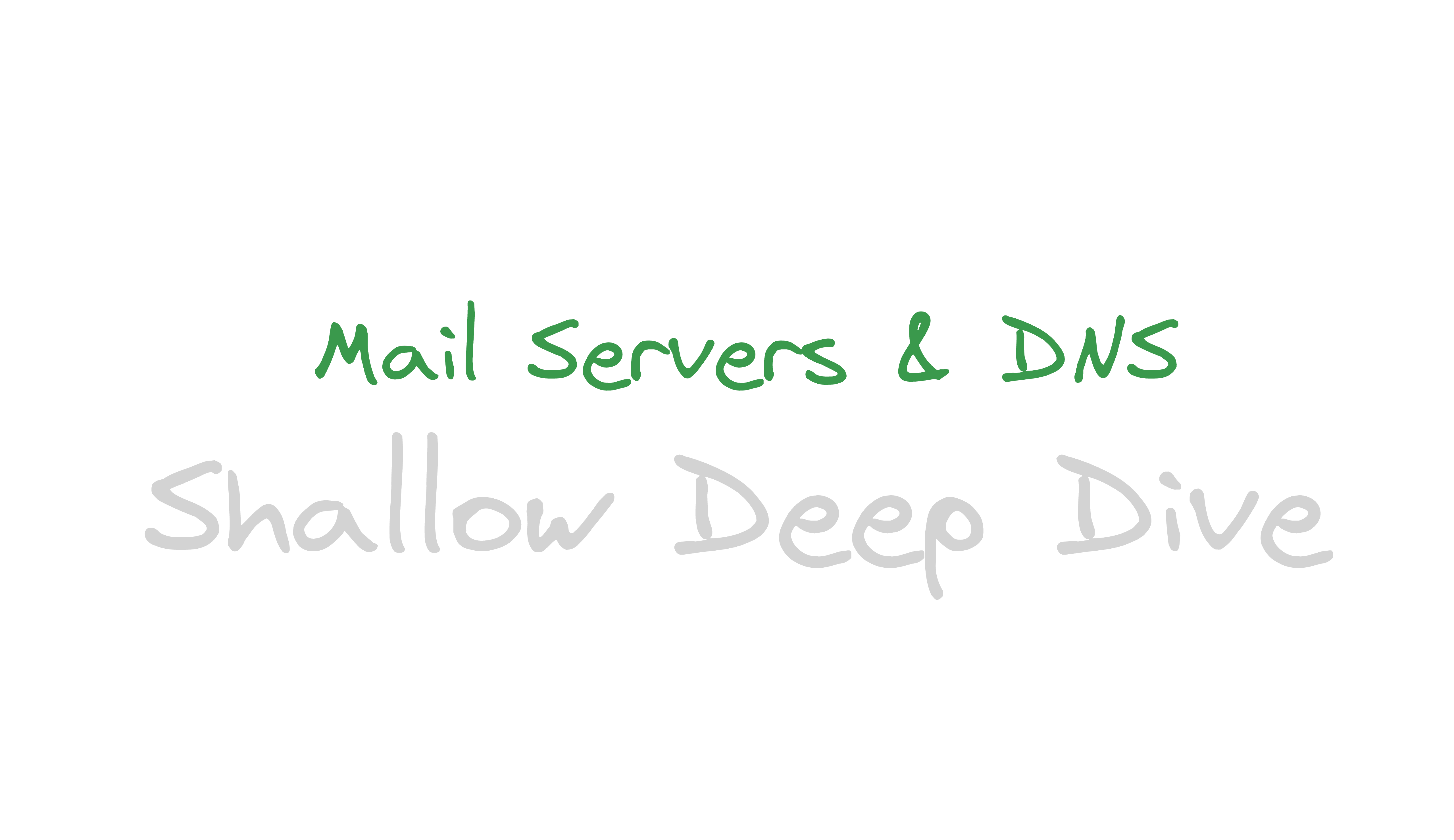 A Shallow Deep Dive on Mail Servers and DNS Records